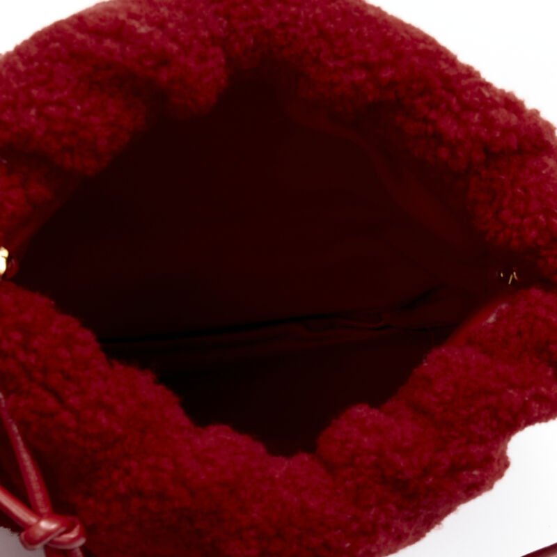 Bottega Veneta Red Shearling - Image 10