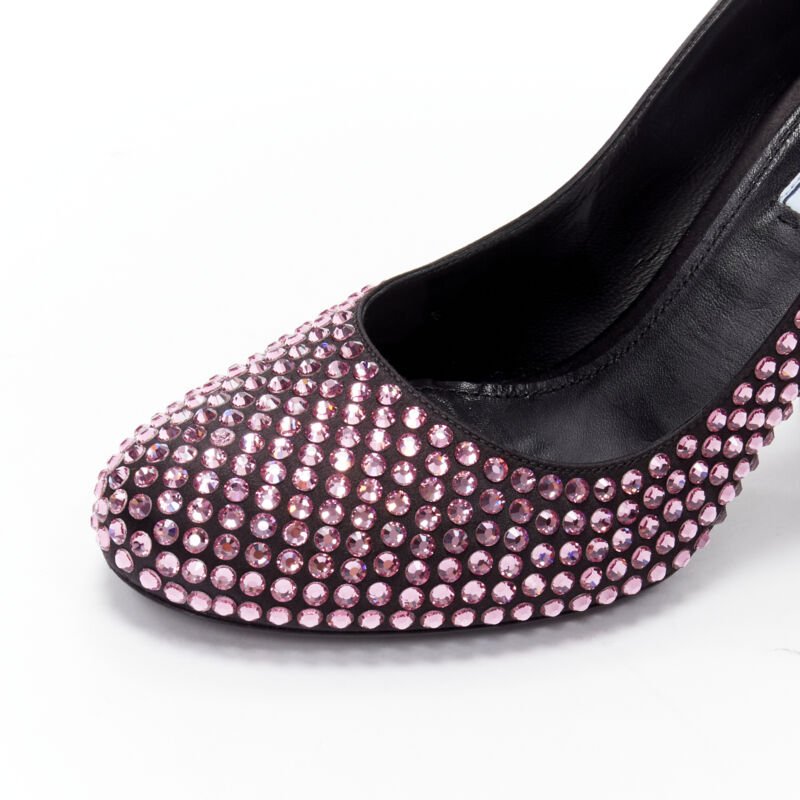 Prada Crystal Pink Pumps - Detail 2