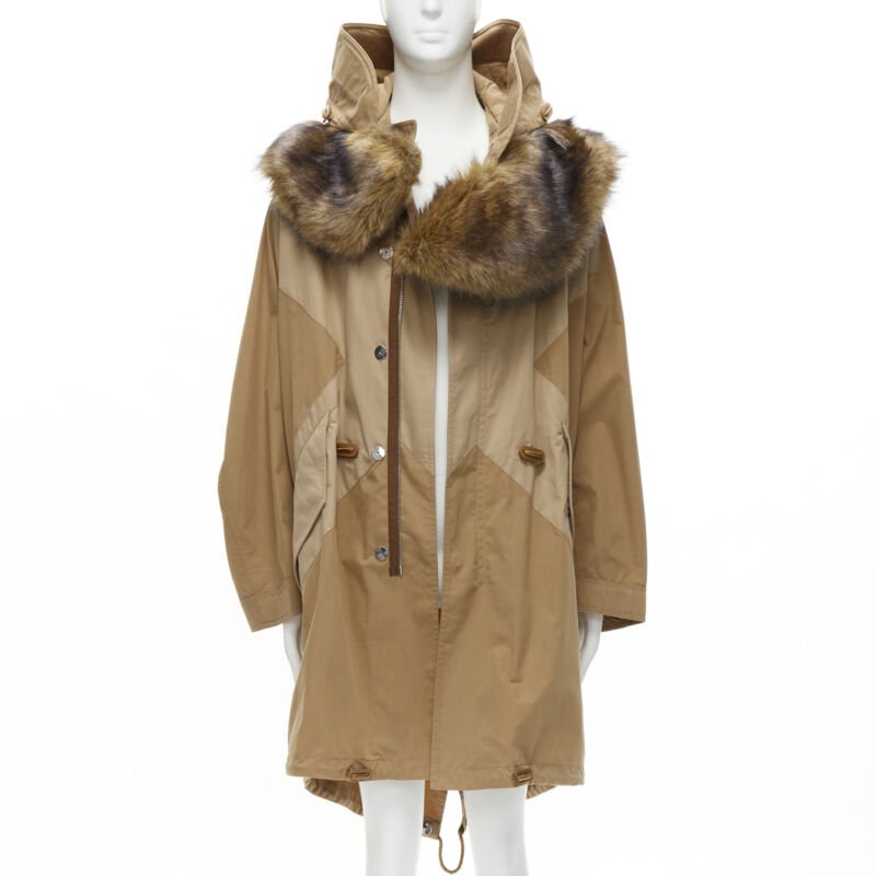 Burberry Walnut Fur Anorak