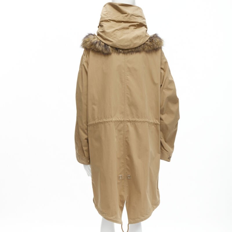 Burberry Walnut Fur Anorak - Detail 1