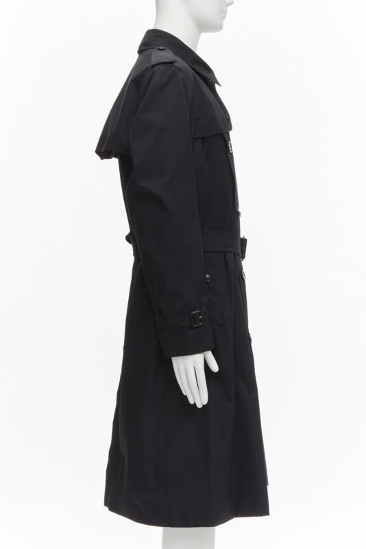 Burberry Black Heritage Trench - Side view