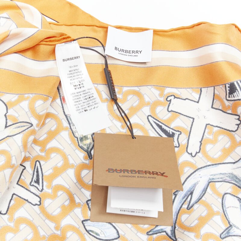 Burberry Orange Silk Scarf Jacket - Image 11
