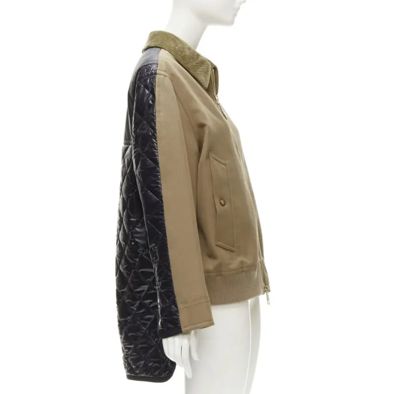 Burberry Biscuit Nylon Jacket Beige Cotton Never worn, with tag - Front View