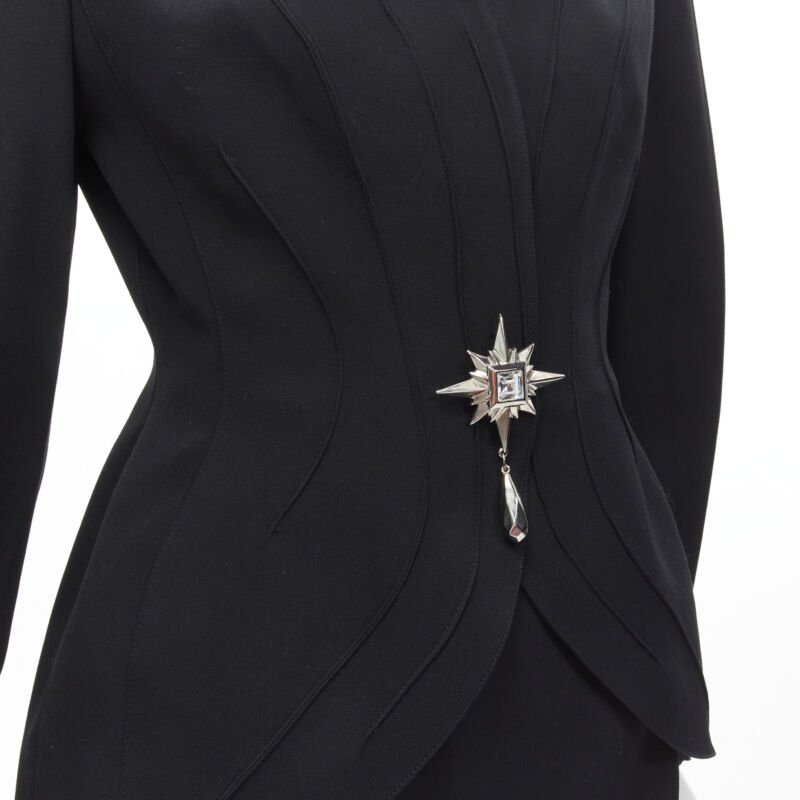 Thierry Mugler Star Button Blazer - Back view