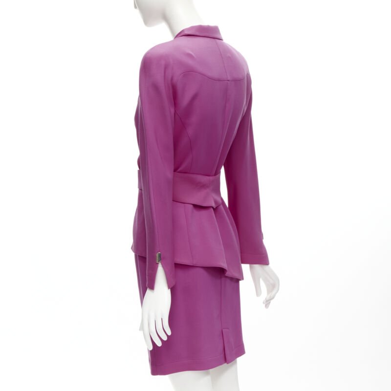 Thierry Mugler Pink Curved Blazer - Detail 1
