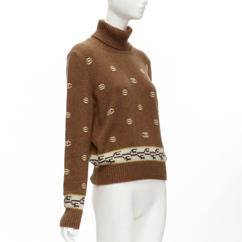 Chanel Logo Turtleneck Sweater - Image 6