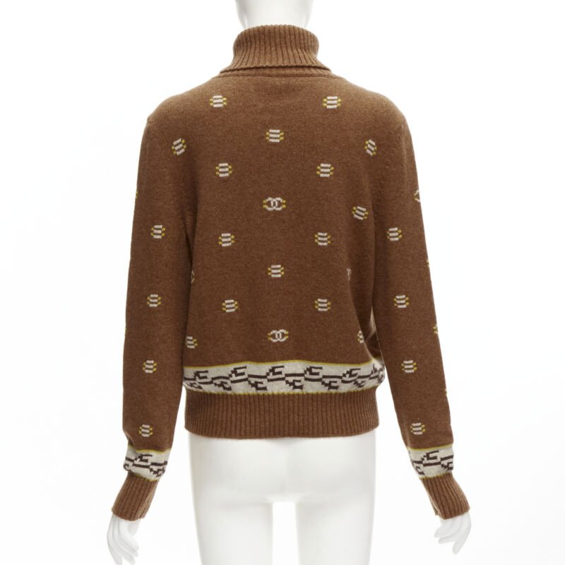 Chanel Logo Turtleneck Sweater - Side view