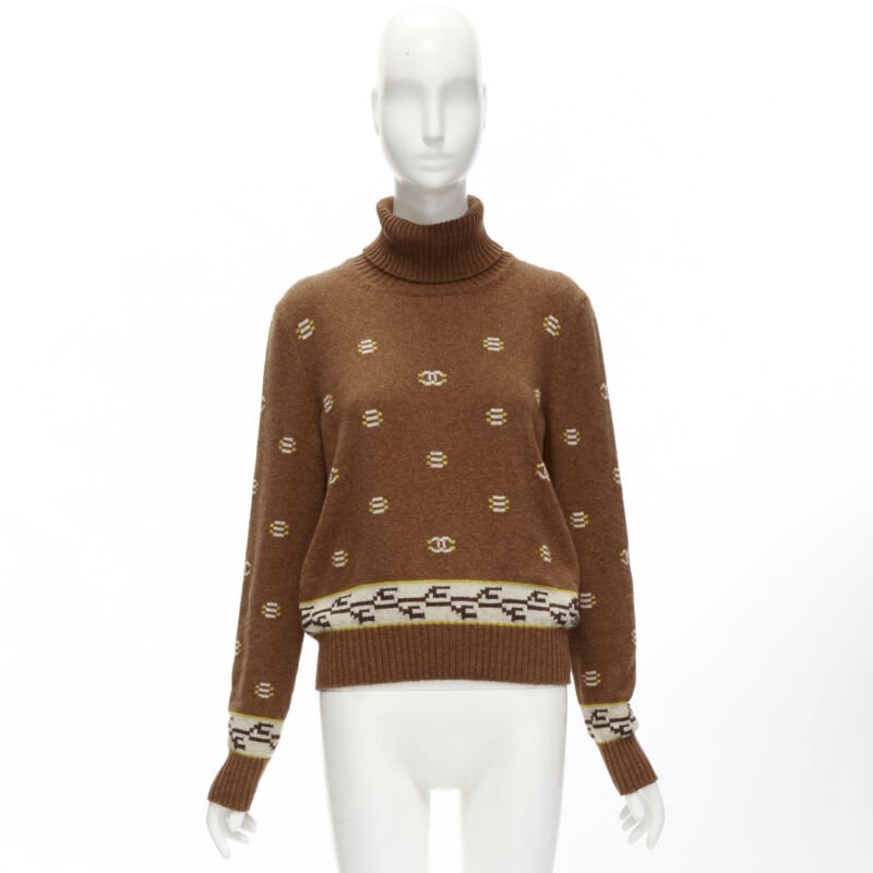 Chanel Logo Turtleneck Sweater - Image 13