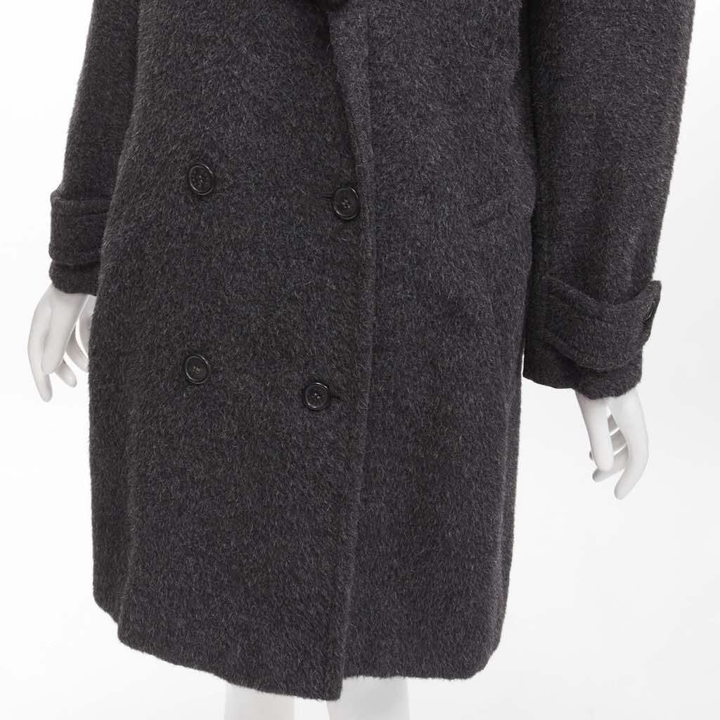 Gucci Grey Alpaca Coat - Image 10