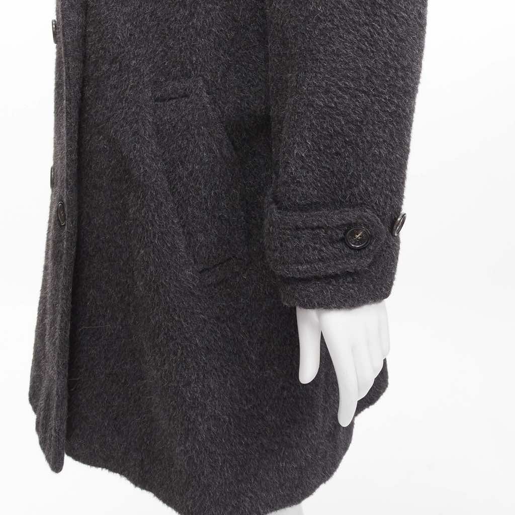 Gucci Grey Alpaca Coat - Image 11