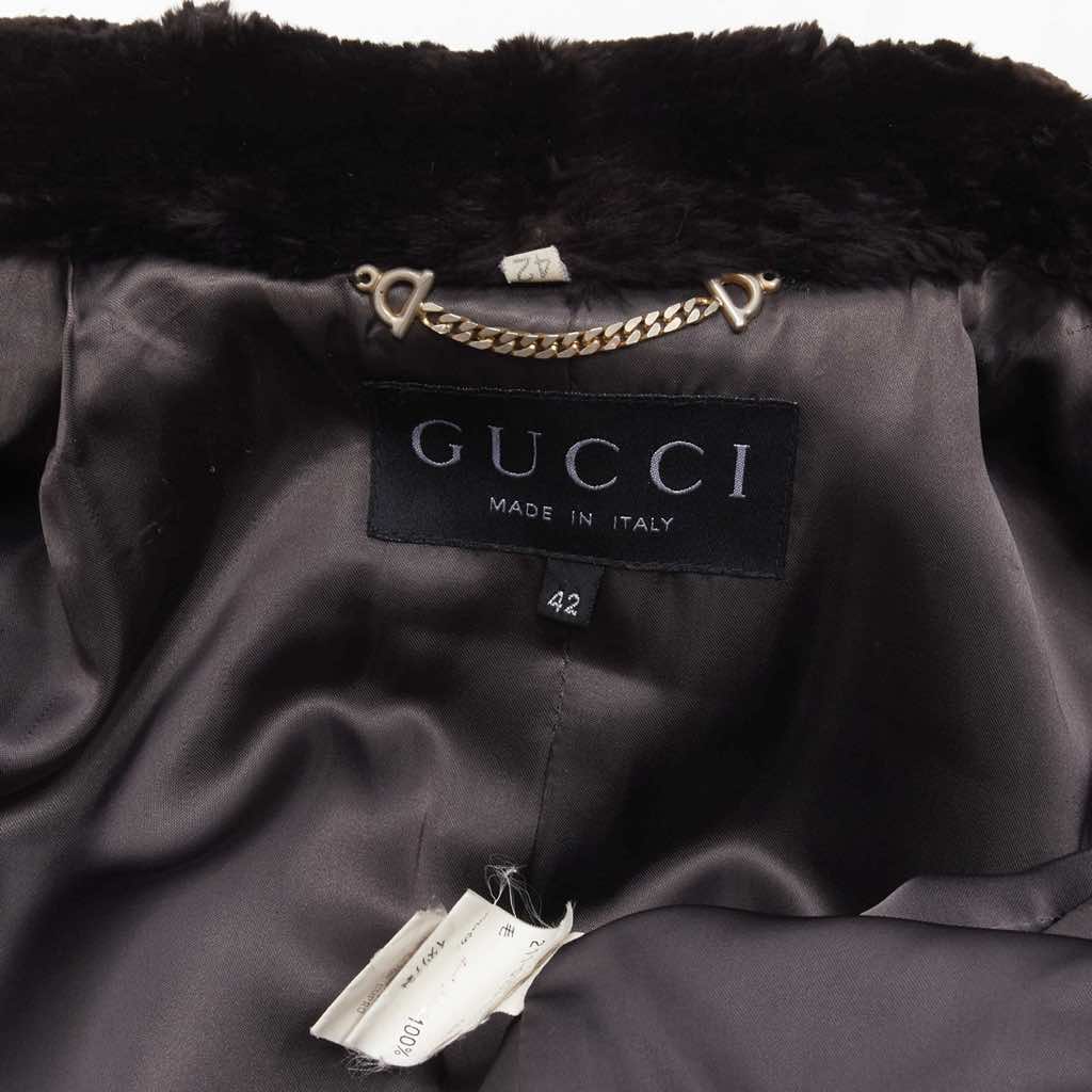 Gucci Grey Alpaca Coat - Image 12