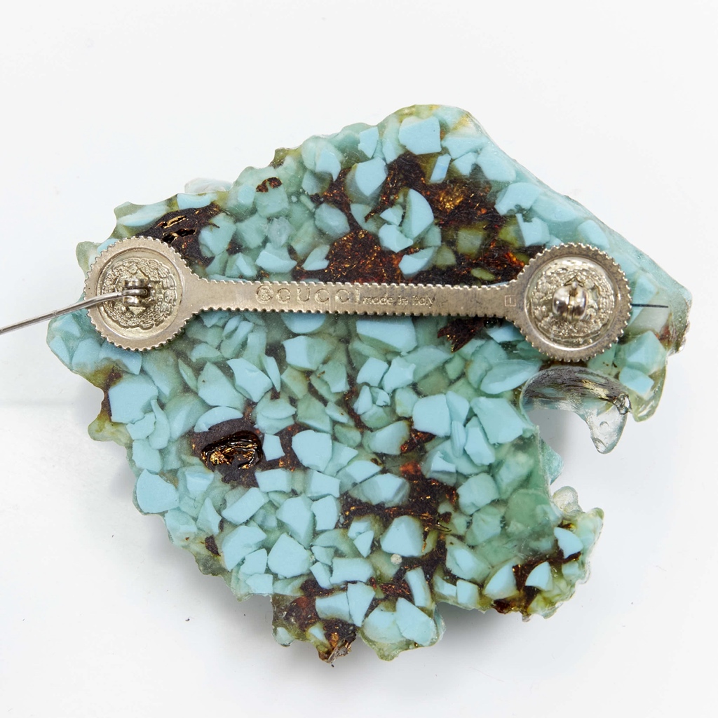 Gucci Tiger Crystal Brooch - Image 6