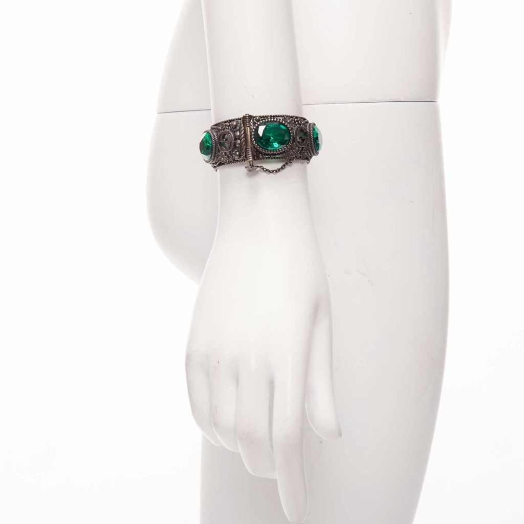 Gucci Green GG Bangle