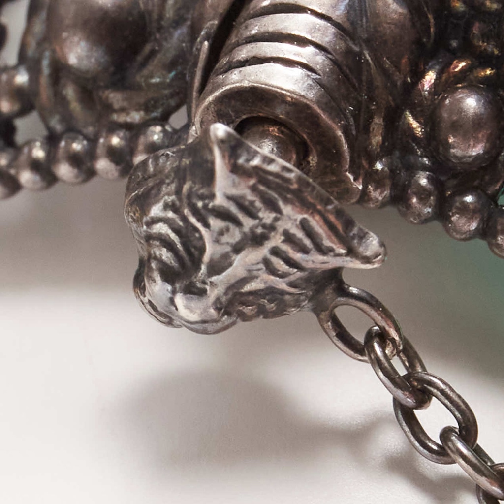 Gucci Green GG Bangle - Side view