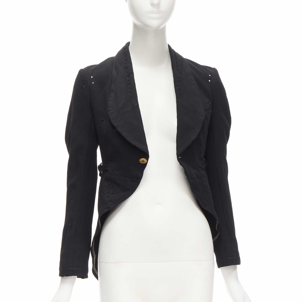 Comme Des Garcons Black Lace Jacket - Image 13