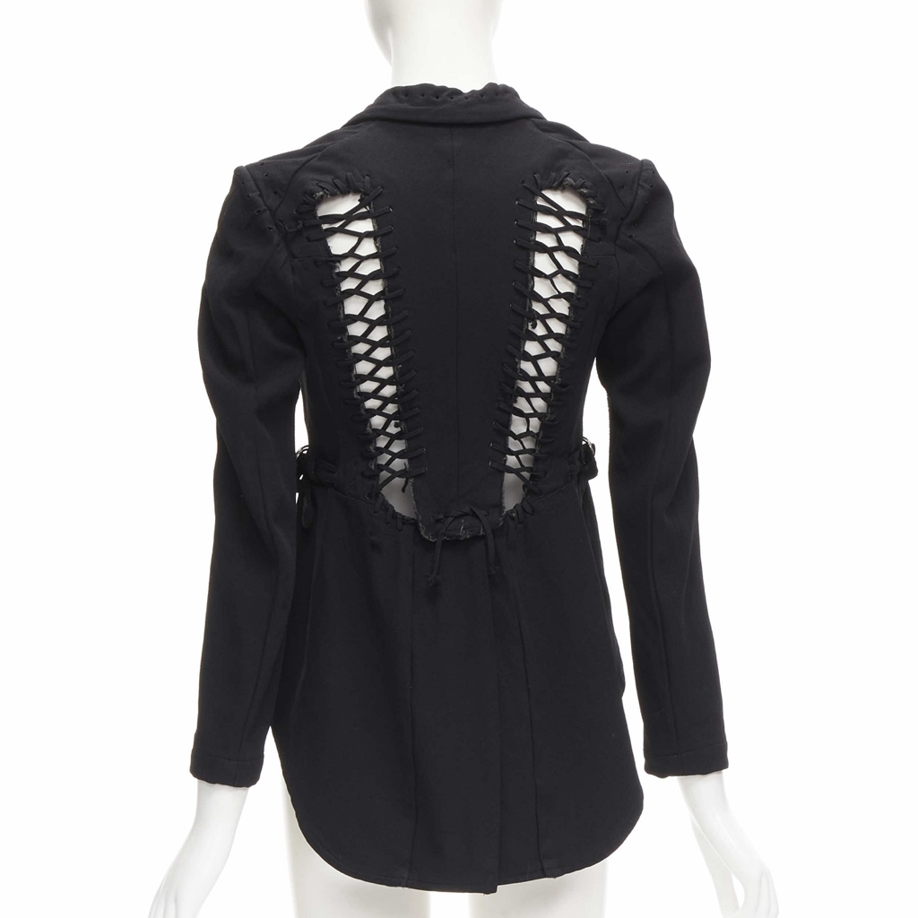 Comme Des Garcons Black Lace Jacket - Image 15