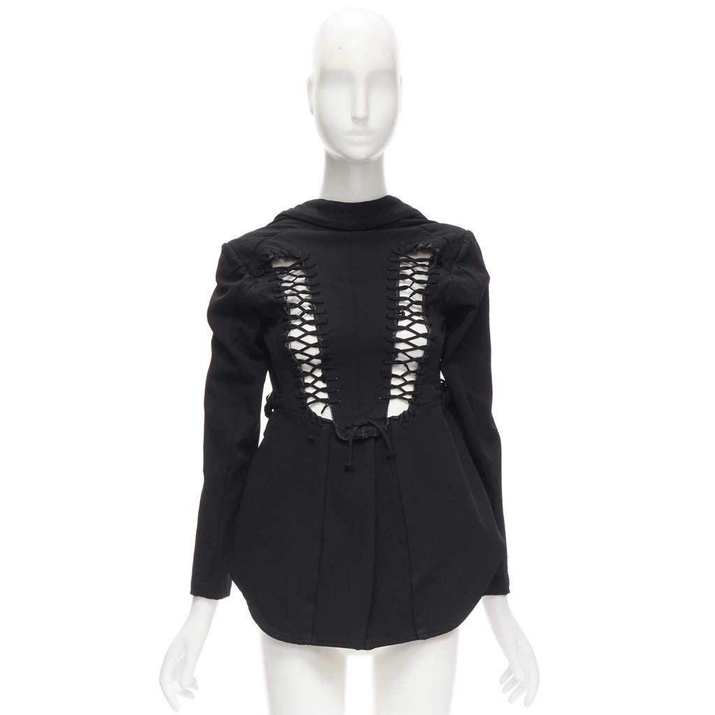 Comme Des Garcons Black Lace Jacket - Image 17