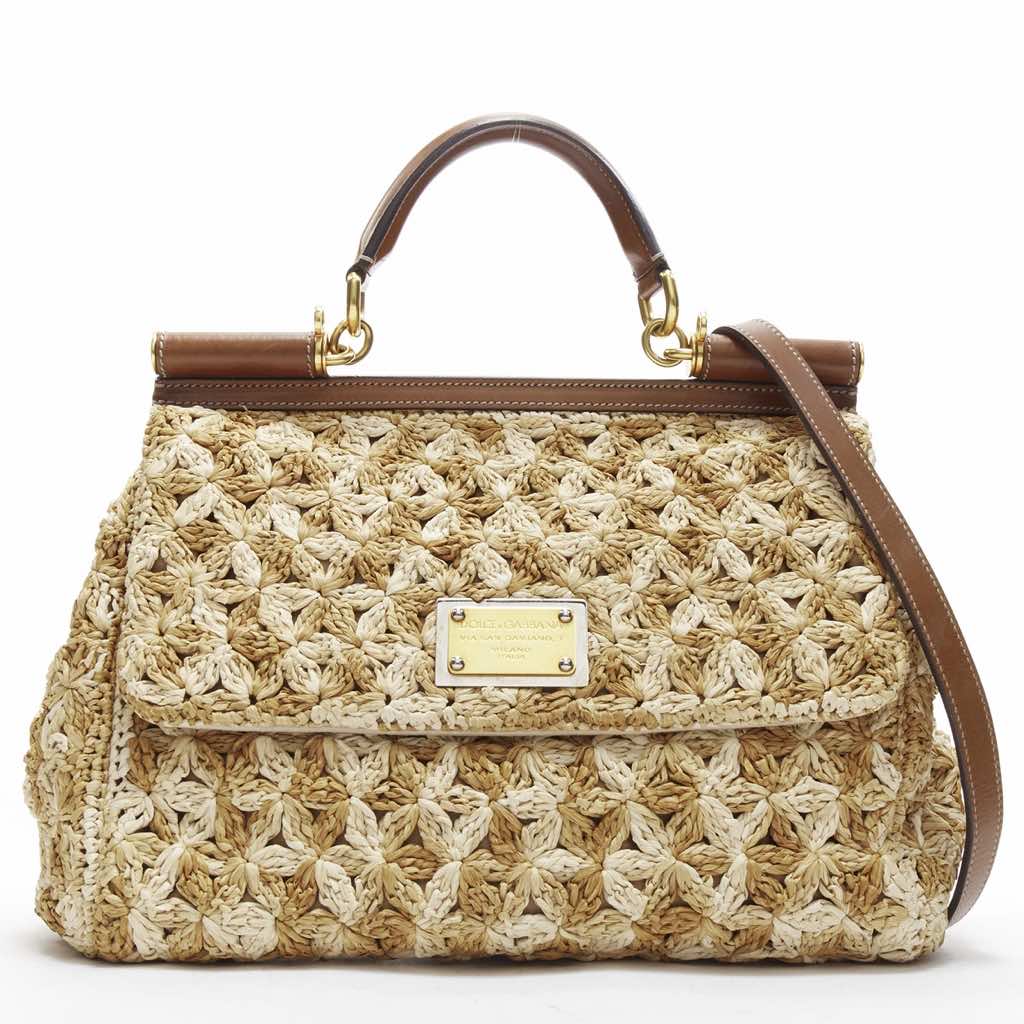 Dolce & Gabbana Raffia Sicily Bag