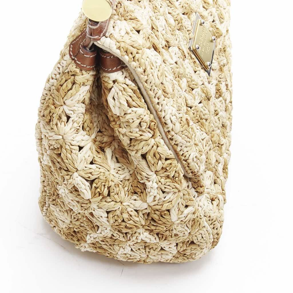 Dolce & Gabbana Raffia Sicily Bag - Image 10