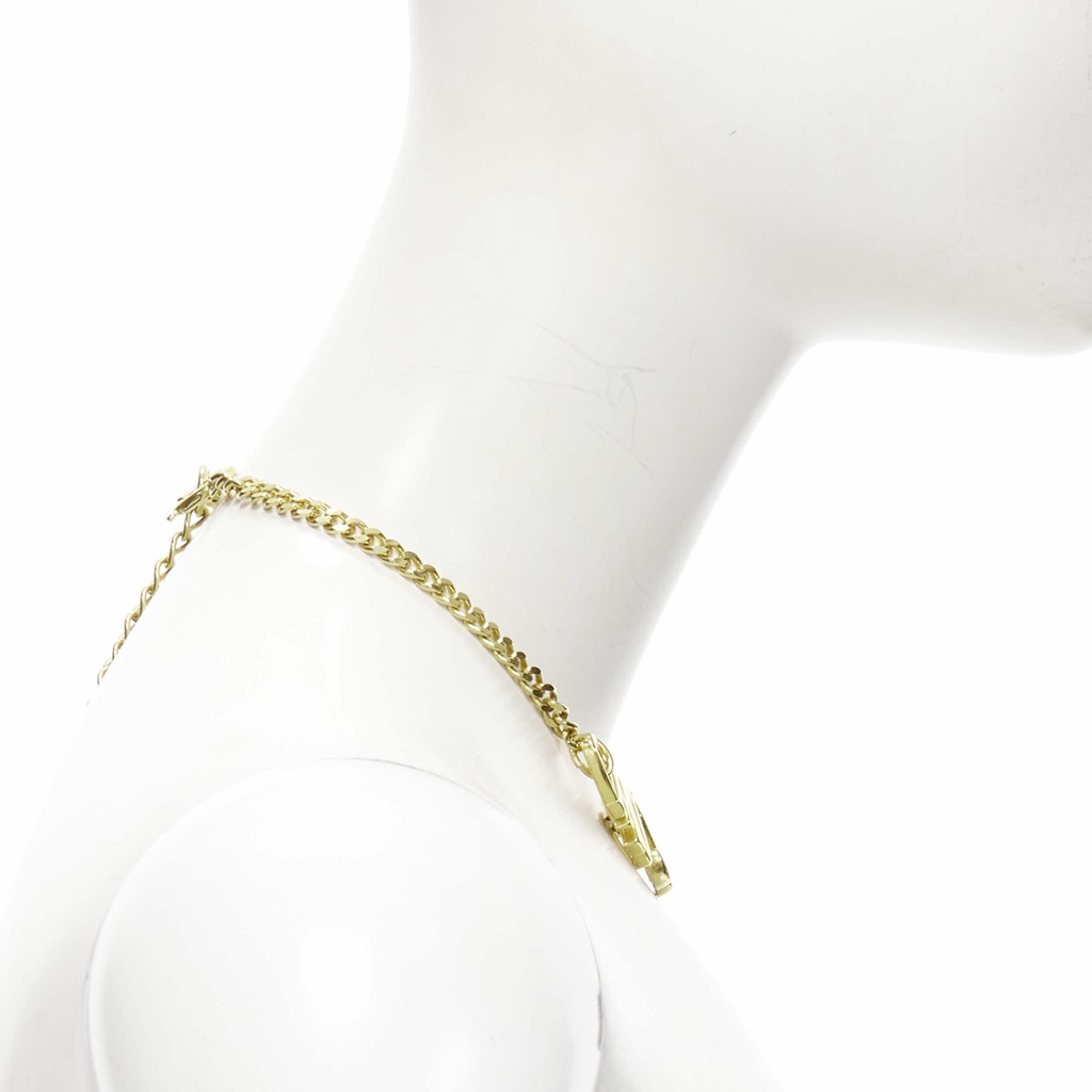 Moschino Logo Heart Necklace - Image 6