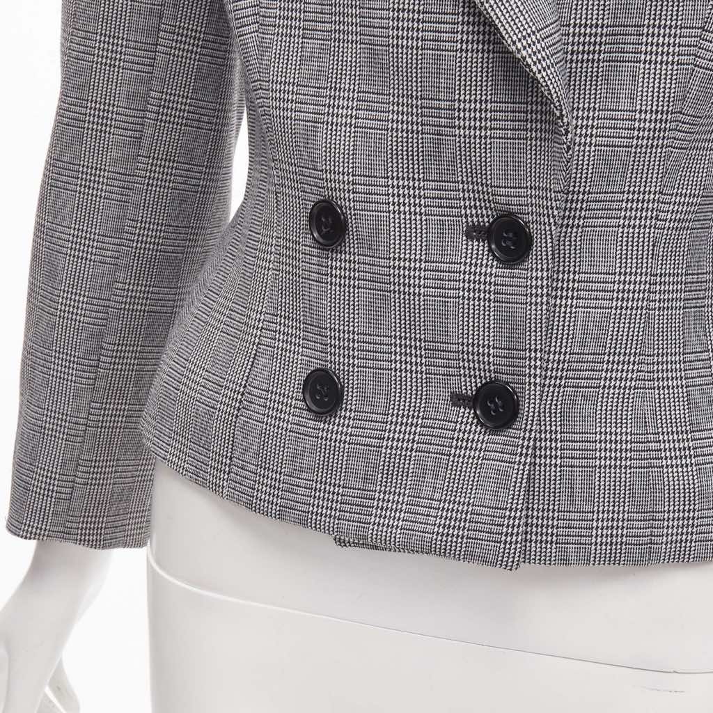 Alexander Mcqueen Grey Houndstooth Blazer - Image 10