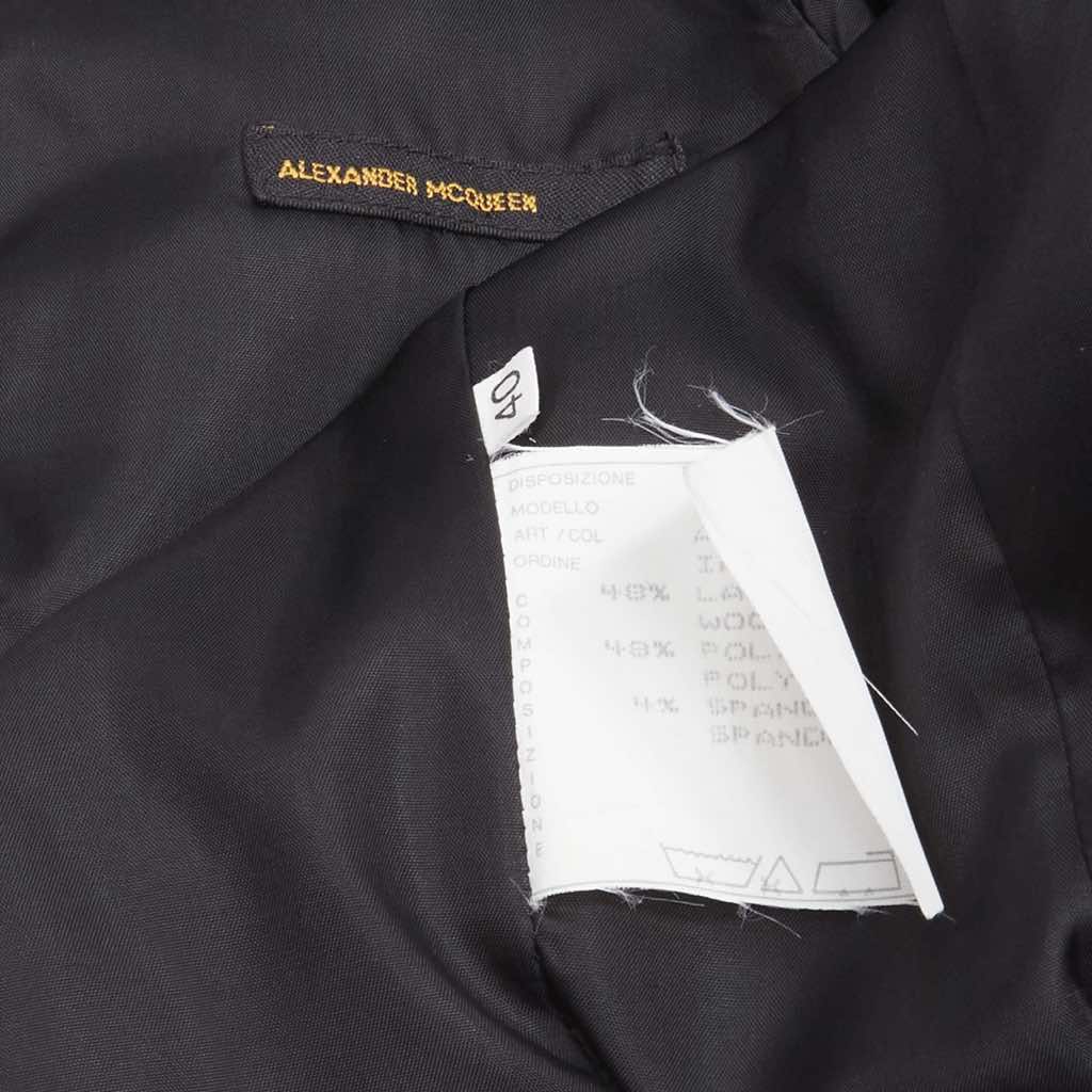 Alexander Mcqueen Grey Houndstooth Blazer - Image 12