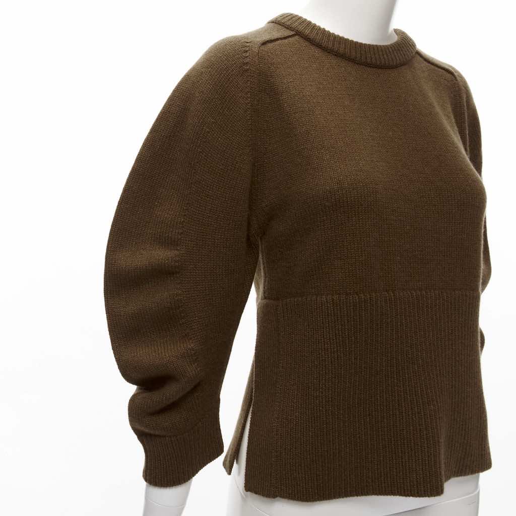 Chloe Puff Sleeve Sweater - Back view