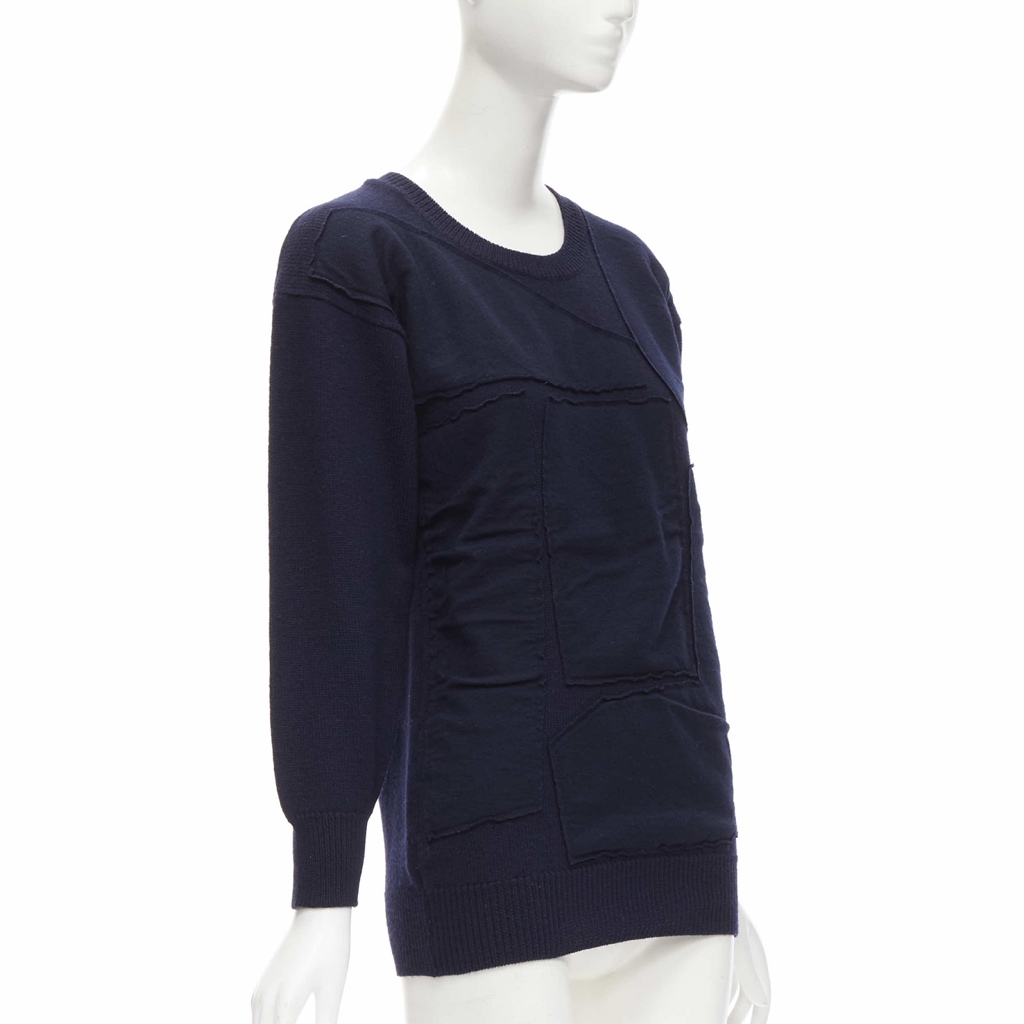 Comme Des Garcons Patchwork Wool Sweater - Image 6