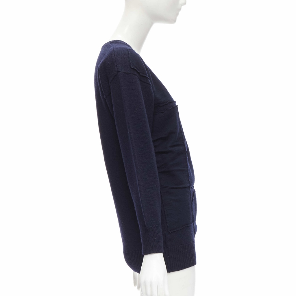 Comme Des Garcons Patchwork Wool Sweater - 4