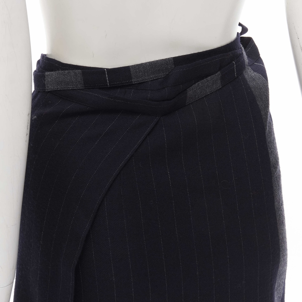 Comme Des Garcons Plaid Bow Kilt Skirt - Image 10