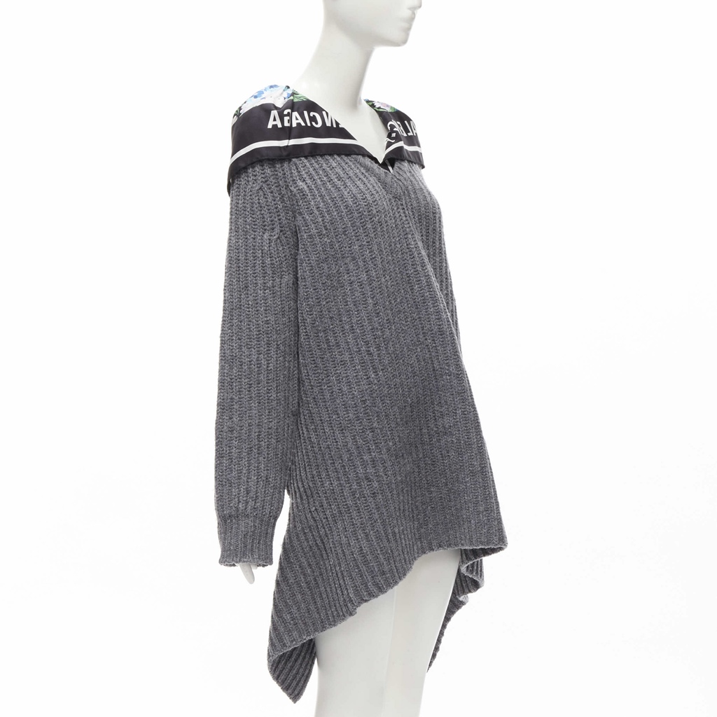Balenciaga Scarf Collar Sweater - Image 6