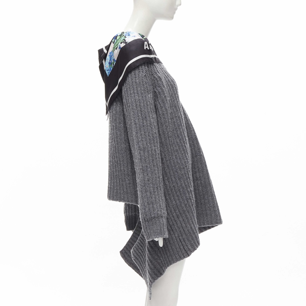 Balenciaga Scarf Collar Sweater - 4