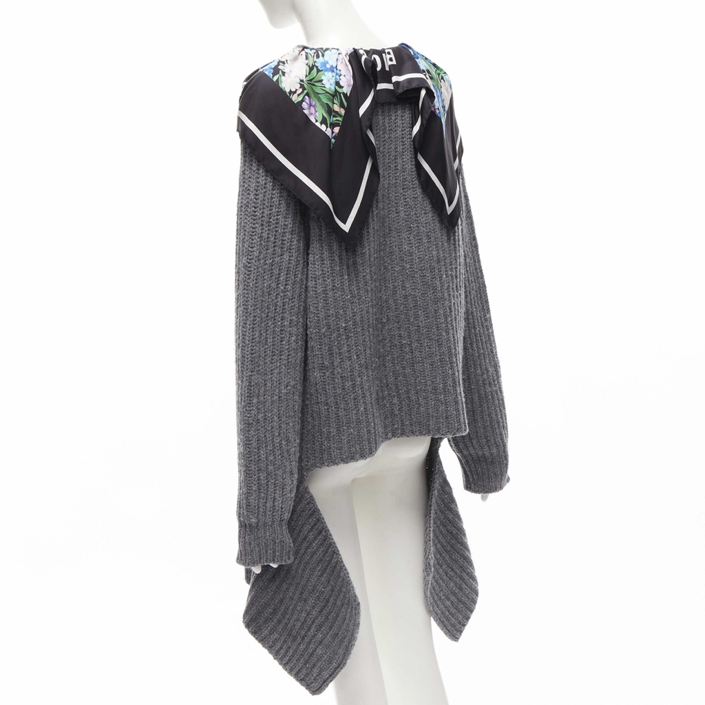 Balenciaga Scarf Collar Sweater - Detail 1