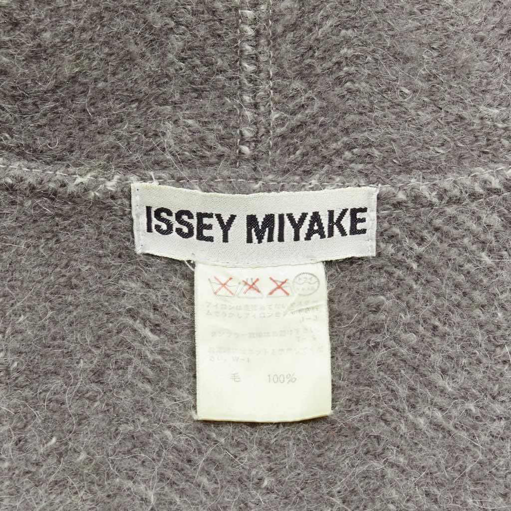 Issey Miyake Grey Edge Wool Coat - Image 12