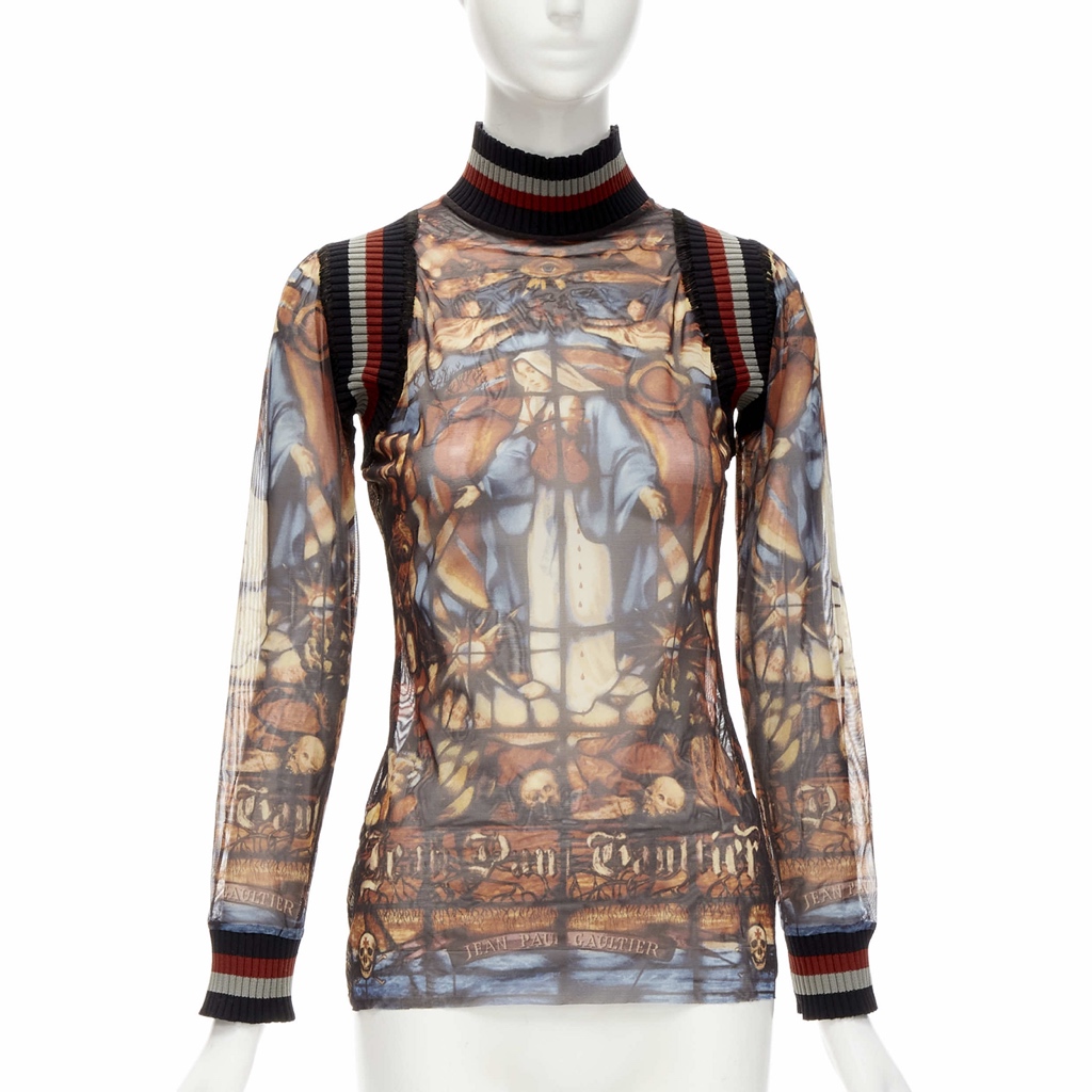 Jean Paul Gaultier Cathedral Ribbed Top