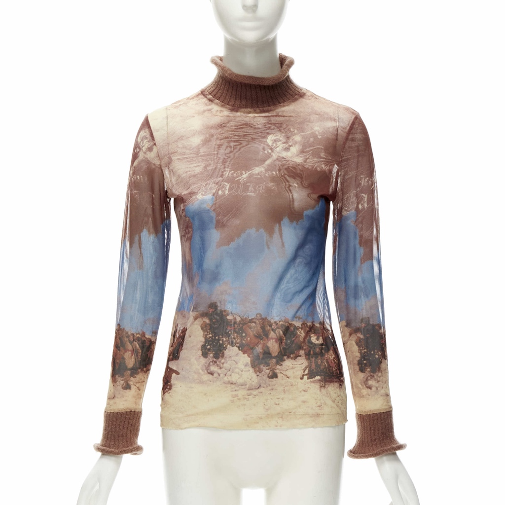 Jean Paul Gaultier Knit Turtleneck Top