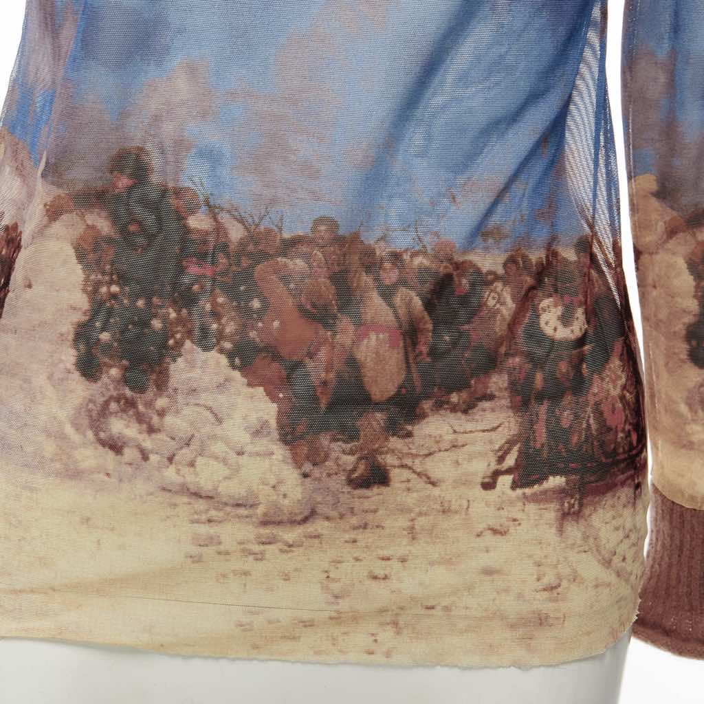 Jean Paul Gaultier Knit Turtleneck Top - Back view