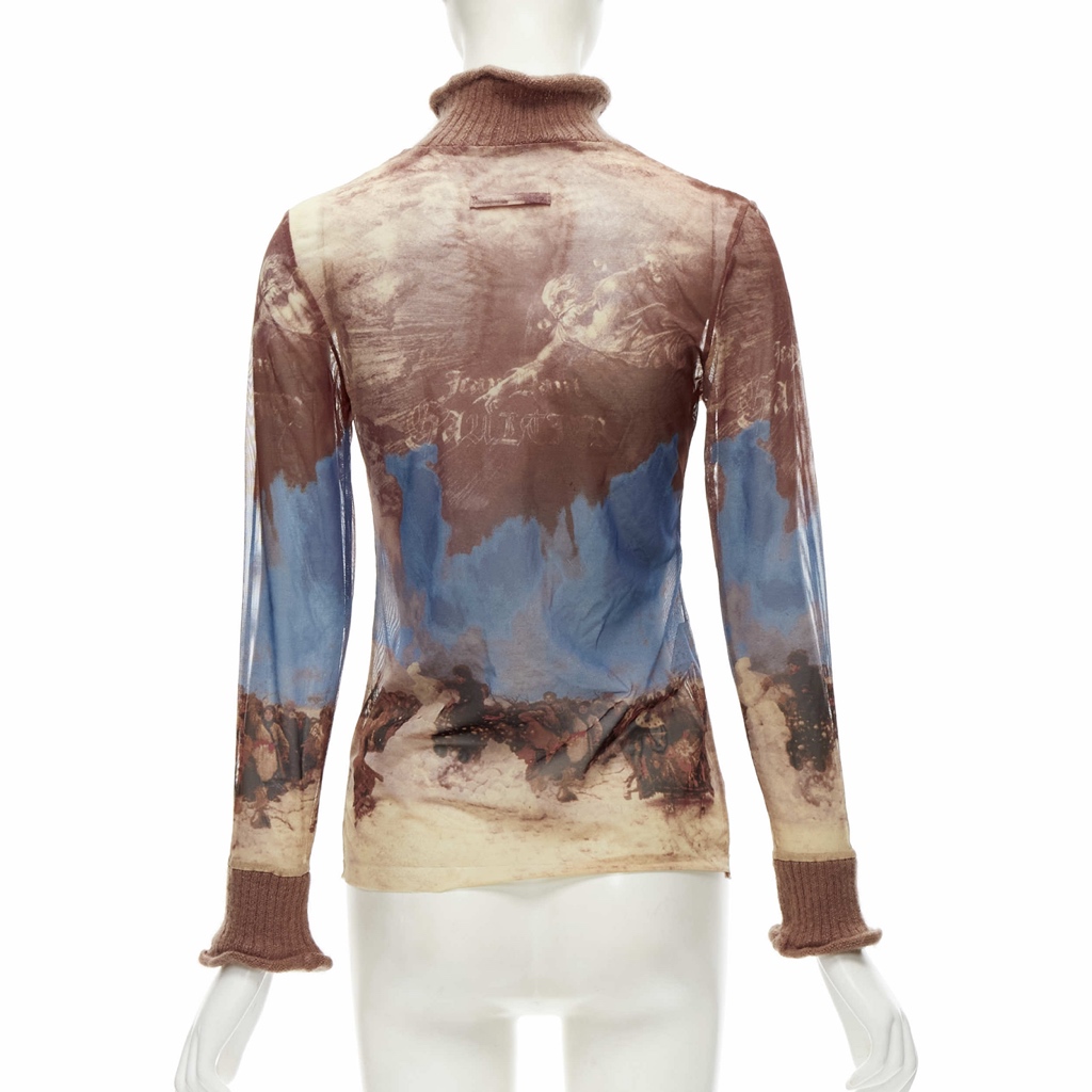 Jean Paul Gaultier Knit Turtleneck Top - Side view