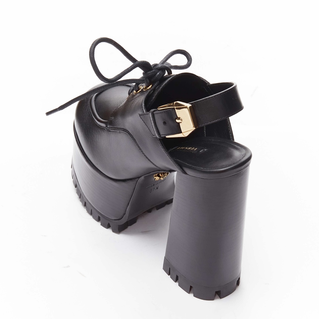 Versace Gold Buckle Loafers - Detail 2