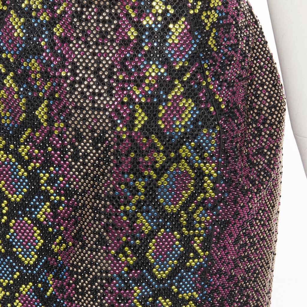 Versace Scaled Crystal Dress - Image 10