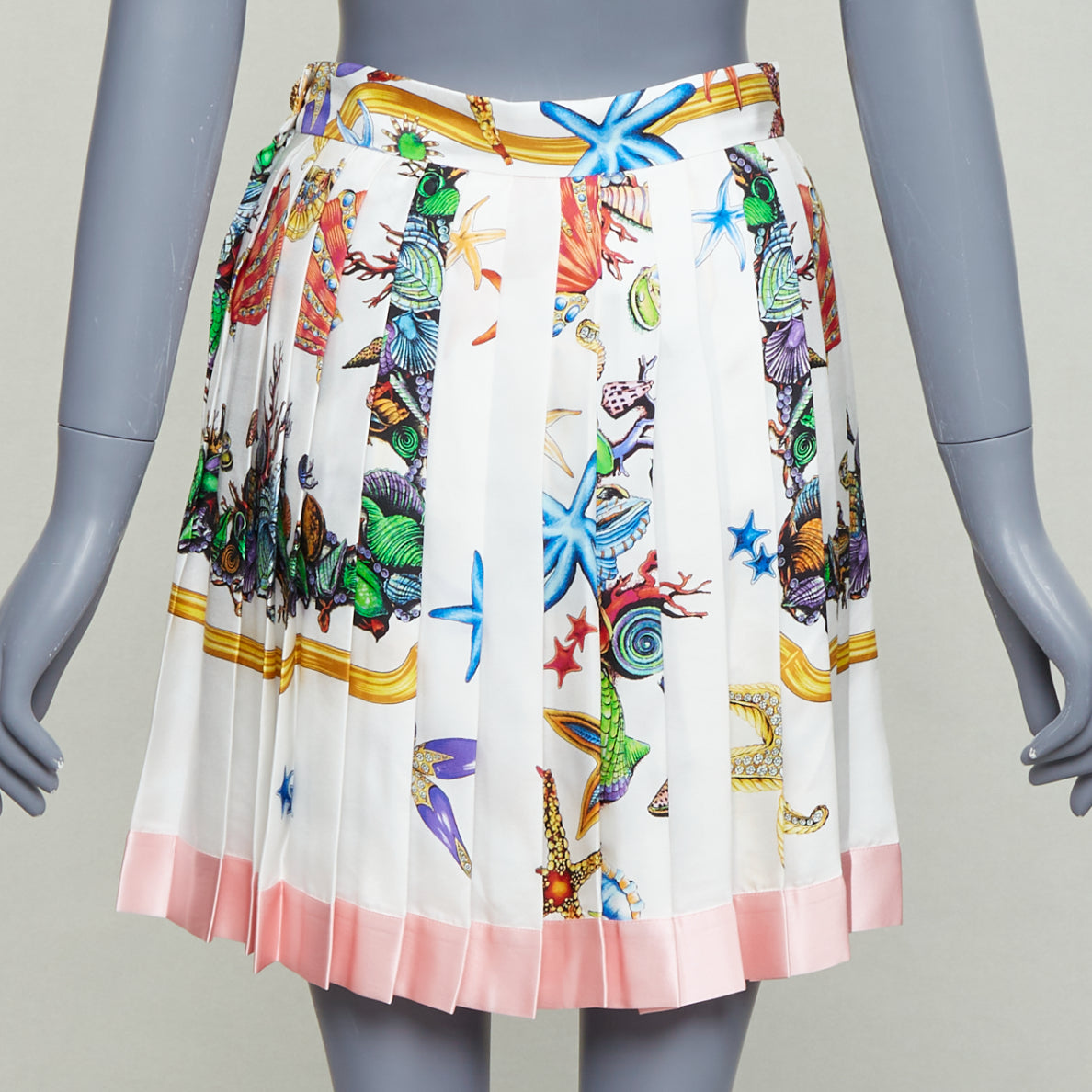 Versace Starfish Pleated Skirt - Side view