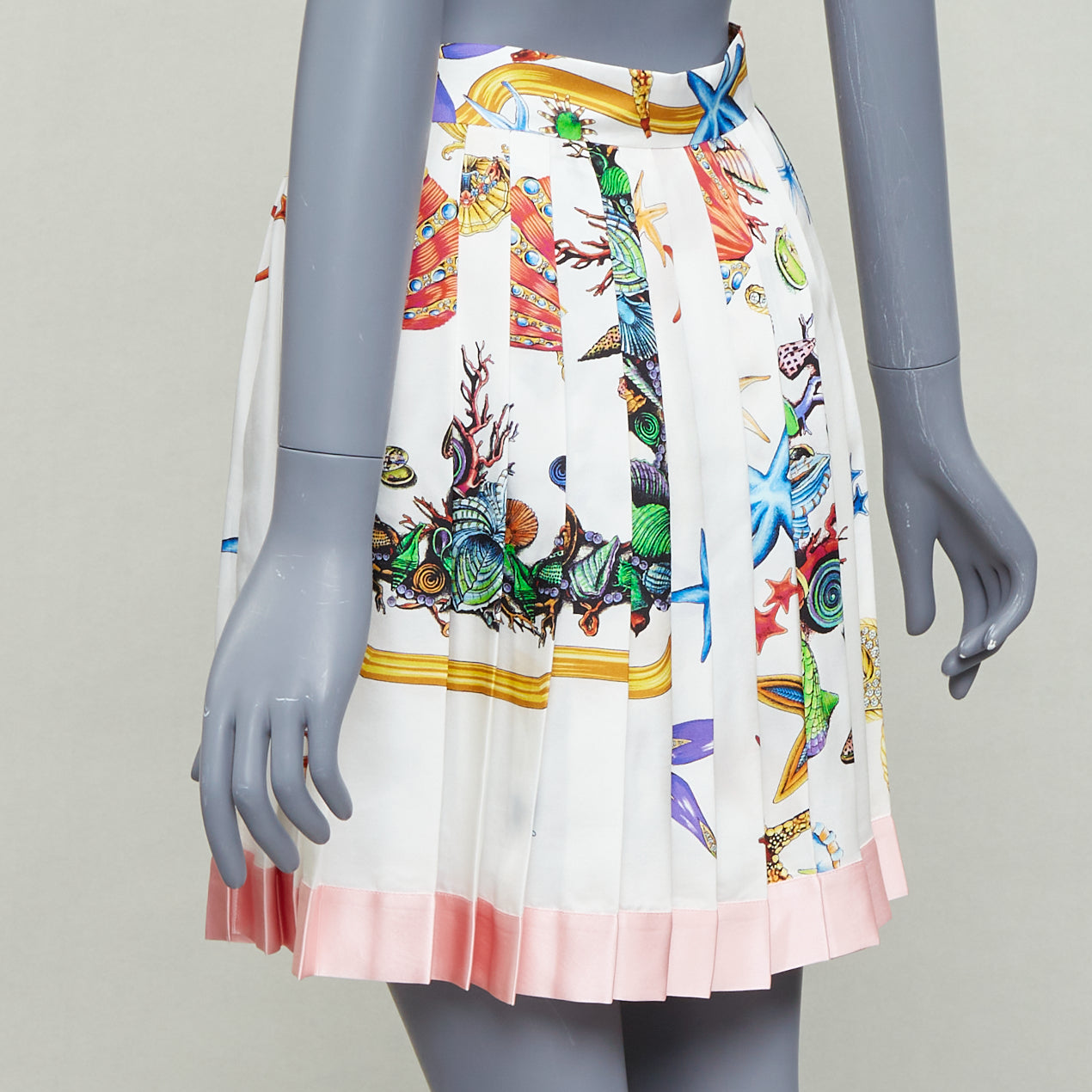 Versace Starfish Pleated Skirt - Detail 1