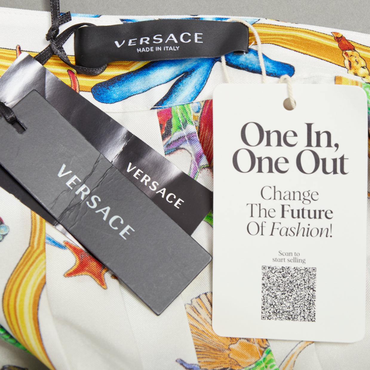 Versace Starfish Pleated Skirt - Image 10