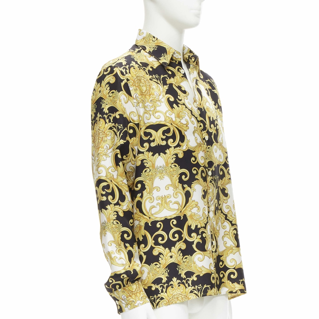 Versace Baroque Silk Shirt - Back view