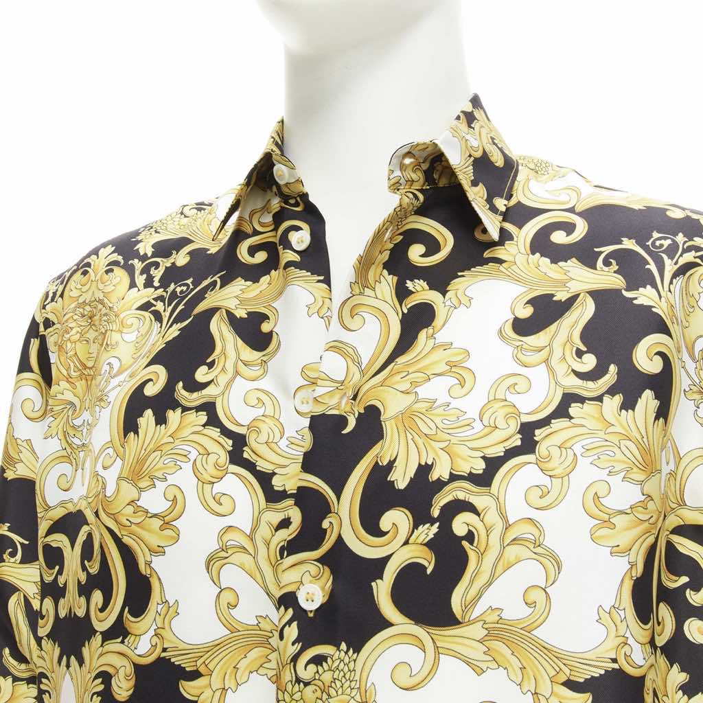 Versace Baroque Silk Shirt - Detail 1