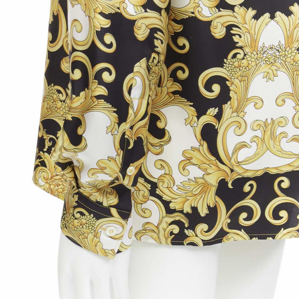 Versace Baroque Silk Shirt - Image 10