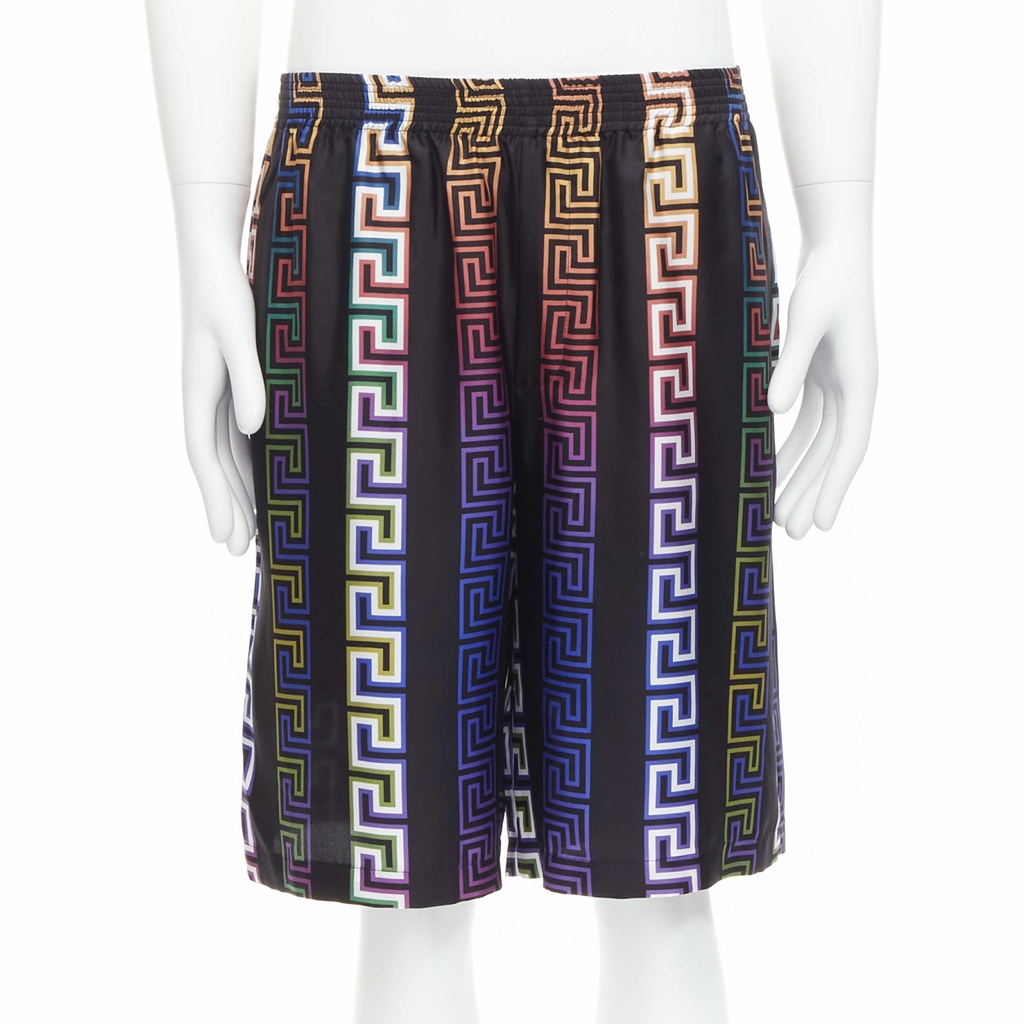 Versace Neon Greca Shorts