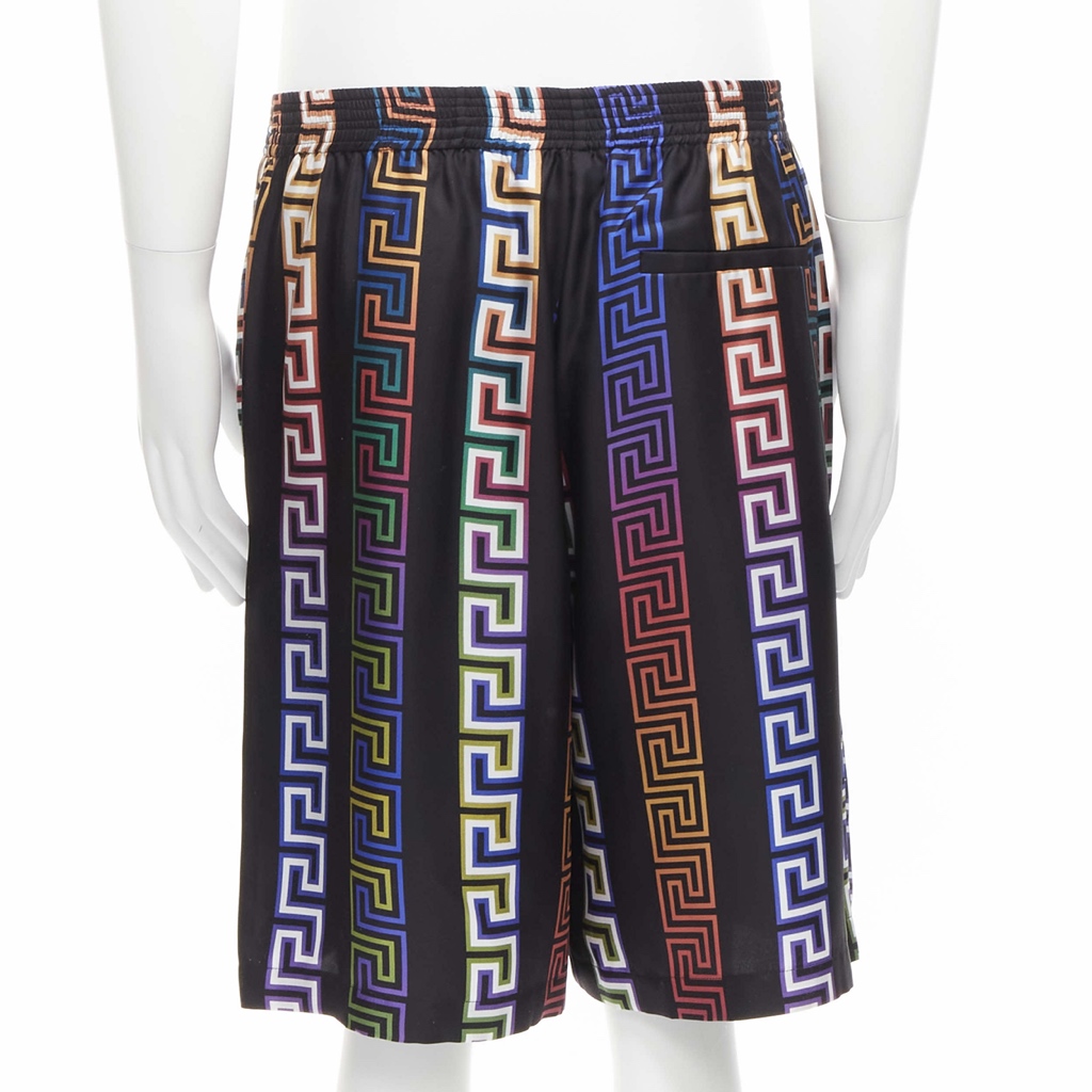 Versace Neon Greca Shorts - Side view