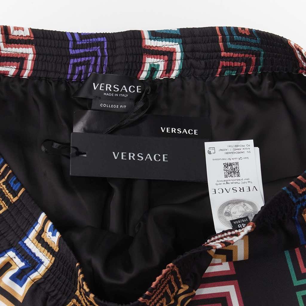 Versace Neon Greca Shorts - Image 11
