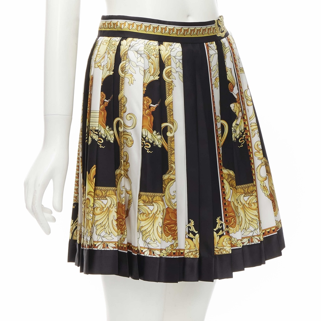 Versace Renaissance Silk Skirt - Image 6